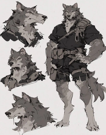 A cover of "FURRIAnthro." cluster. The owner is kurosuto00. The cluster consists of 13 elements.