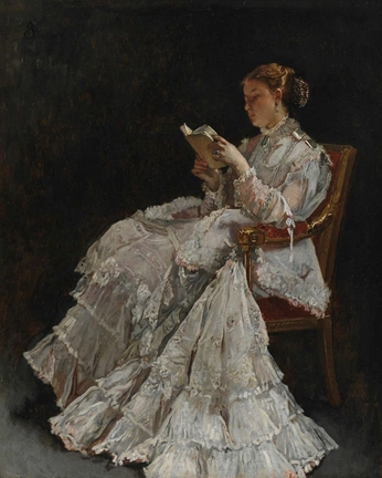 A cover of "Reading" cluster. The owner is mandyscollection. The cluster consists of 38 elements.