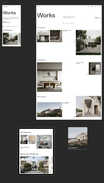 A cover of "Property Web Design" cluster. The owner is stefbrucedesign. The cluster consists of 6 elements.