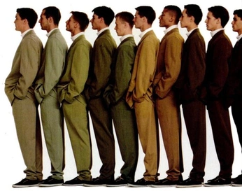 A cover of "men's style" cluster. The owner is flouis. The cluster description is "blend of old vintage prep. chic. sprezza". The cluster consists of 46 elements.