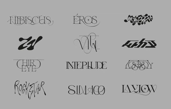 A cover of "Logo y tipografia Pietro" cluster. The owner is pietro182. The cluster consists of 28 elements.