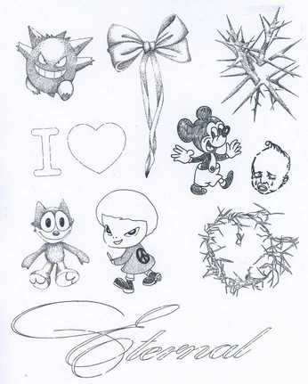 A cover of "Tattoos" cluster. The owner is cooperpaxton. The cluster consists of 1 element.