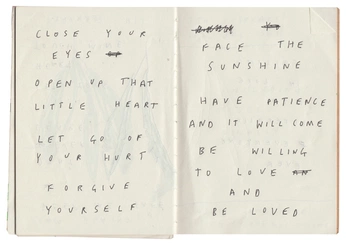 A cover of "WORK/THOUGHTS" cluster. The owner is jackelias. The cluster description is "words that move me. ". The cluster consists of 107 elements.