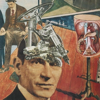 A cover of "Raoul Hausmann" cluster. The owner is kerart. The cluster description is "1886-1971". The cluster consists of 10 elements.