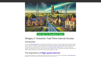 A cover of "Wragby Gigabit Fibre" cluster. The owner is savedimages. The cluster description is "Wragby Full Fibre Gigabit Broadband Deals.". The cluster consists of 1 element.