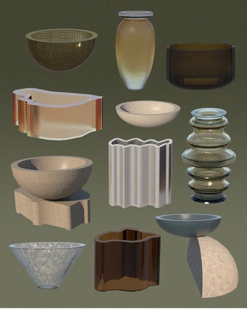 A cover of "Shape Elements" cluster. The owner is quietelement. The cluster consists of 26 elements.