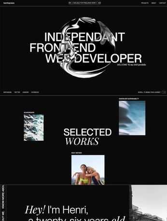 A cover of "Dark mode web design" cluster. The owner is liliguinot. The cluster consists of 3 elements.