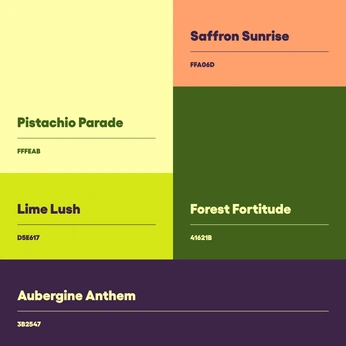 A cover of "Color Palettes" cluster. The owner is finchform. The cluster consists of 12 elements.