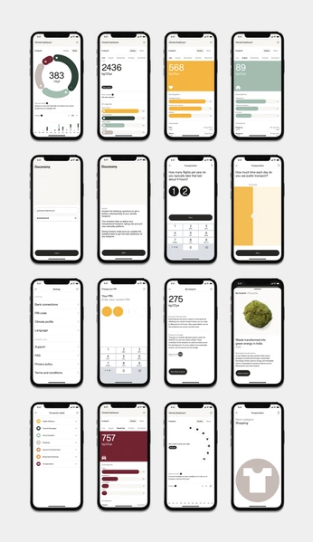 A cover of "UI/UX Design" cluster. The owner is nanat0ni. The cluster consists of 43 elements.