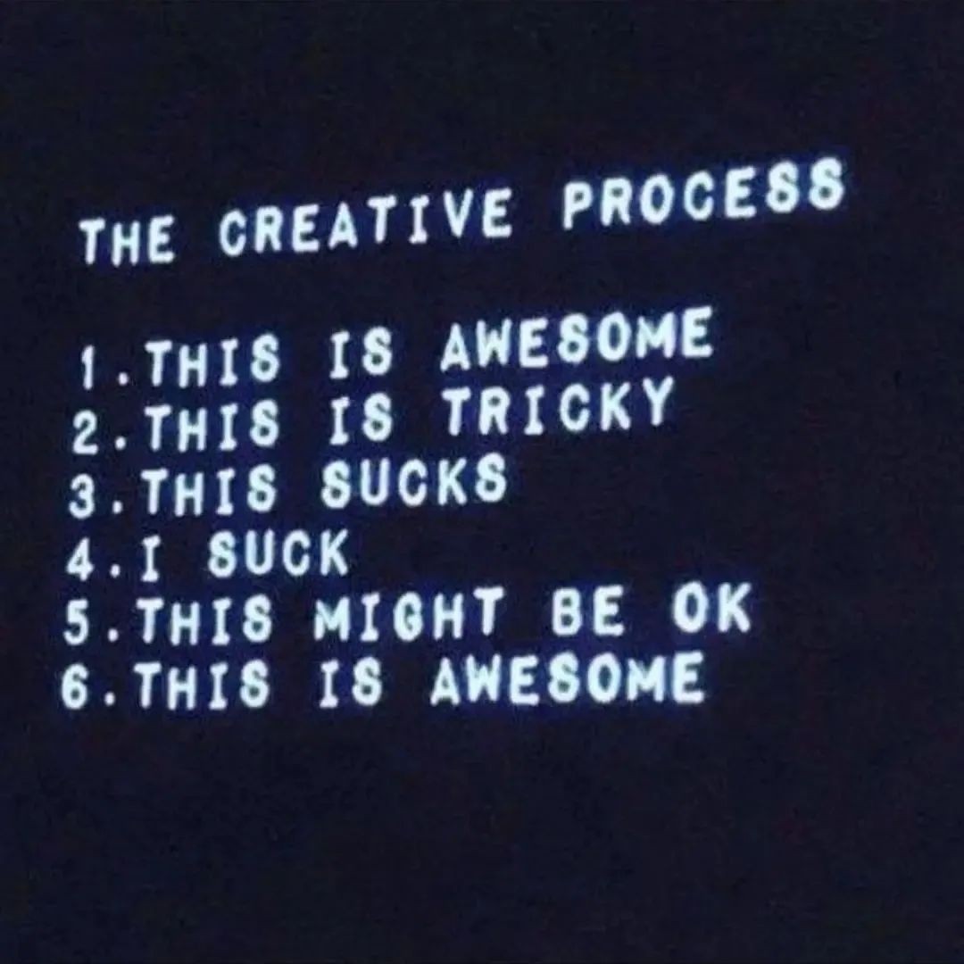 The Creative Process by BLACK CACTUS ®.