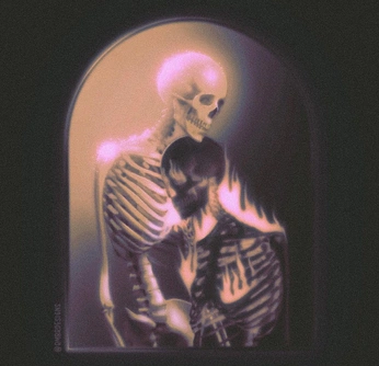 A cover of "love’s the burning boy" cluster. The owner is absenceofechoes. The cluster description is "if this ends in flames, then we will burn together". The cluster consists of 2 elements.