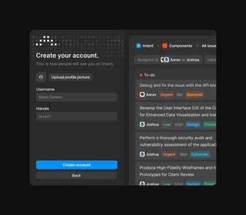 A cover of "UI design (Login)" cluster. The owner is diasl7. The cluster consists of 2 elements.
