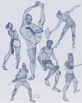 A cover of "figure drawing" cluster. The owner is arthadez. The cluster consists of 26 elements.