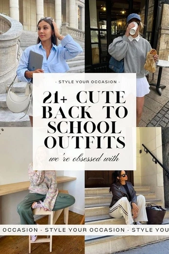 A cover of "Back to School Style" cluster. The owner is lunasluxetravels. The cluster consists of 108 elements.