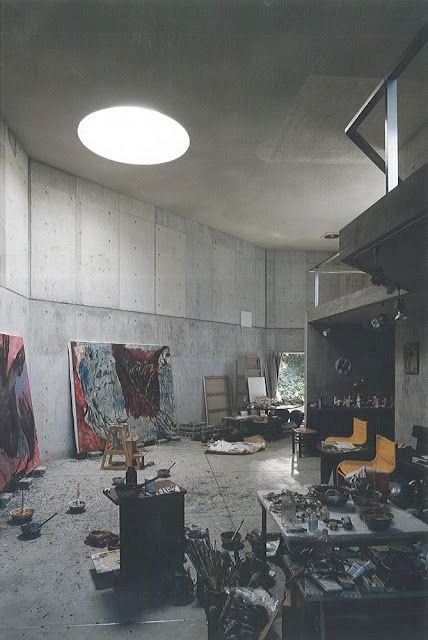 Interior of the House in Ashitaka, designed by architect Kazuo Shinohara in 1977.