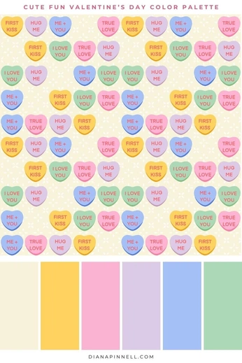 A cover of "colour palletes ⟡" cluster. The owner is lumicow. The cluster consists of 51 elements.