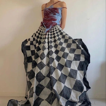 A cover of "style 🌀" cluster. The owner is sophburns. The cluster description is "practical whimsy, organic modernity, romantic surrealism". The cluster consists of 729 elements.