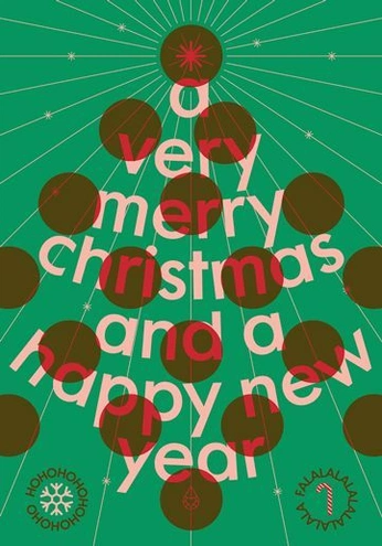 A cover of "AFRY CHRISTMAS" cluster. The owner is emeliefrank. The cluster consists of 3 elements.