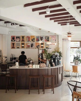 A cover of "Caffe inspo" cluster. The owner is flan.th. The cluster consists of 34 elements.