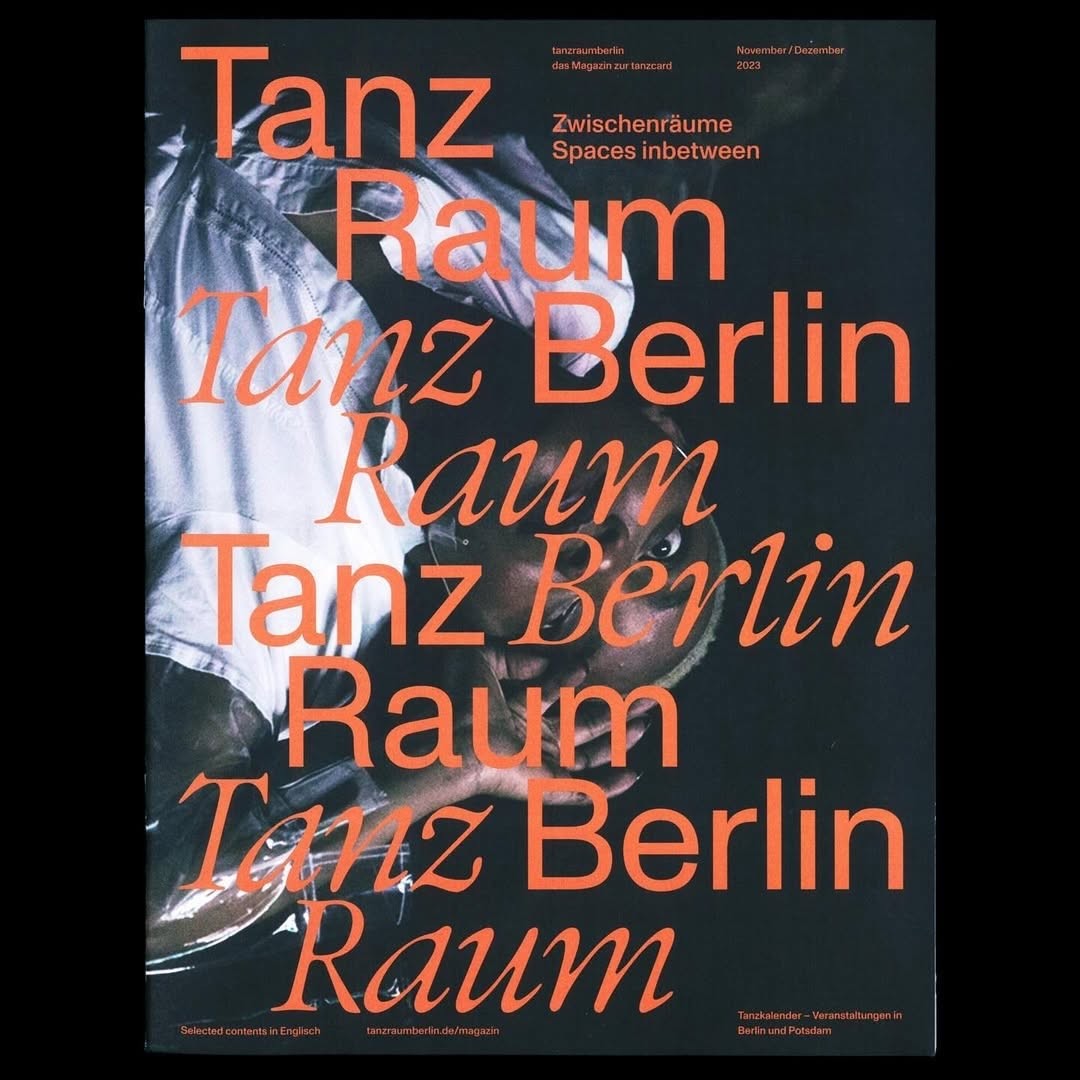 The November/Dezember 2023 issue of tanzraumberlin magazine.