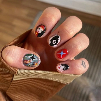 A cover of "Nails" cluster. The owner is palebluepixels. The cluster consists of 2 elements.