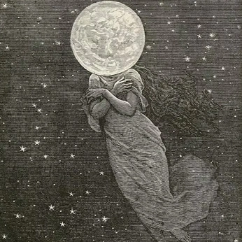 A cover of "Lunar Lunacy" cluster. The owner is touchmytoes. The cluster description is "The moon, stars, planets, and all thinfa celestial". The cluster consists of 22 elements.