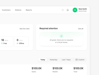 A cover of "Studies / Empty States" cluster. The owner is noahwainwright. The cluster consists of 7 elements.
