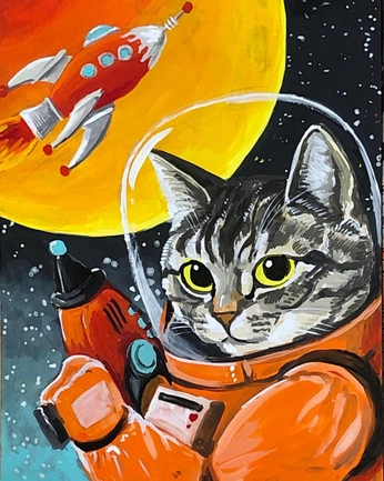 A cover of "art inspo" cluster. The owner is hannuhjanelle. The cluster consists of 18 elements.