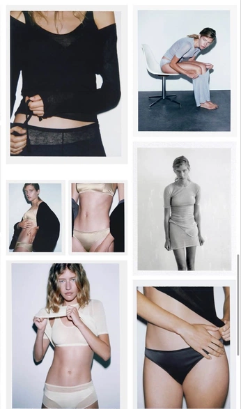 A cover of "UW_LOUNGEWEAR" cluster. The owner is amyzeilon. The cluster consists of 19 elements.