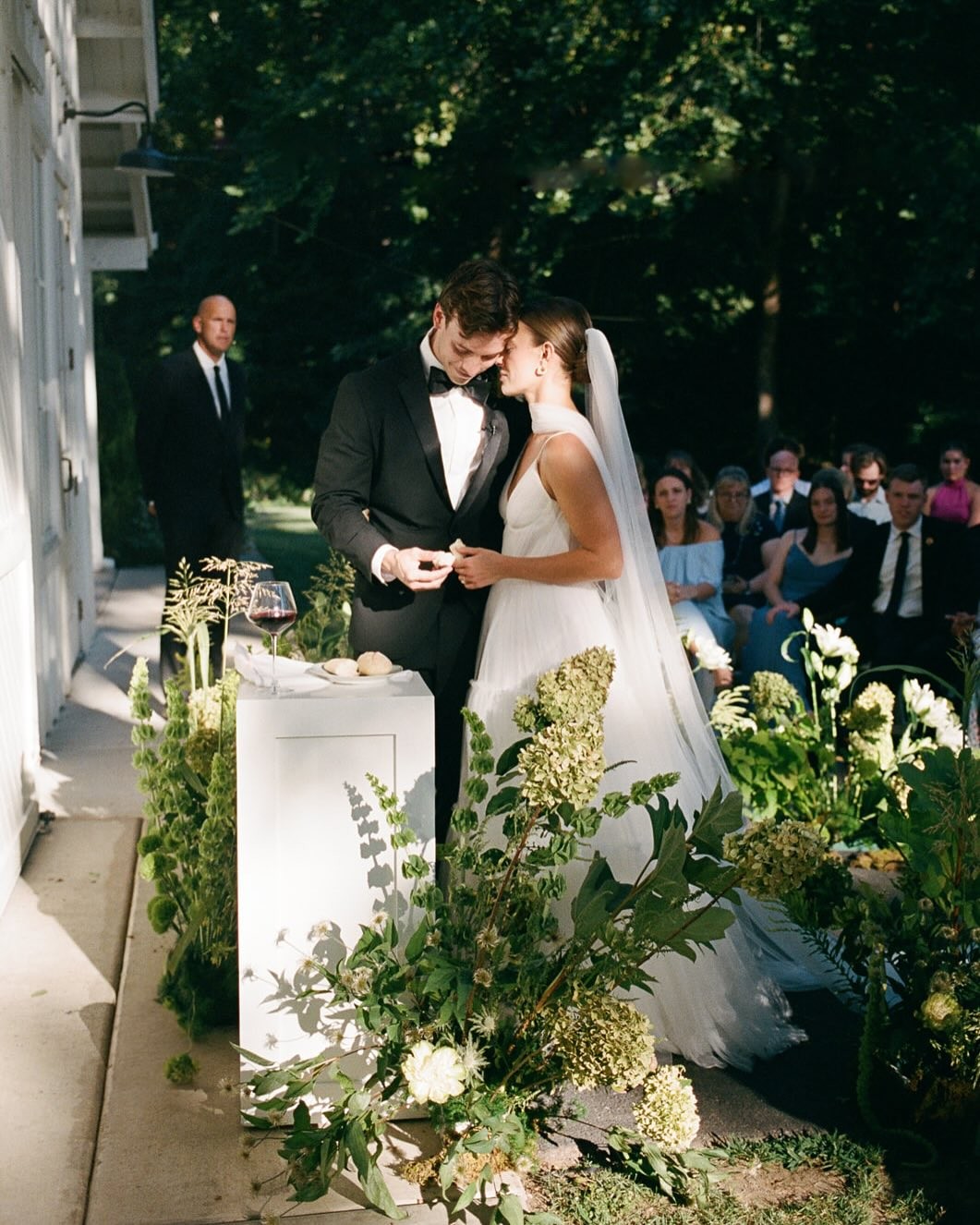 A wedding ceremony at Spain Ranch.