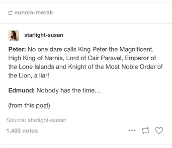 A cover of "Narnia" cluster. The owner is nthegentlestgirl. The cluster consists of 9 elements.