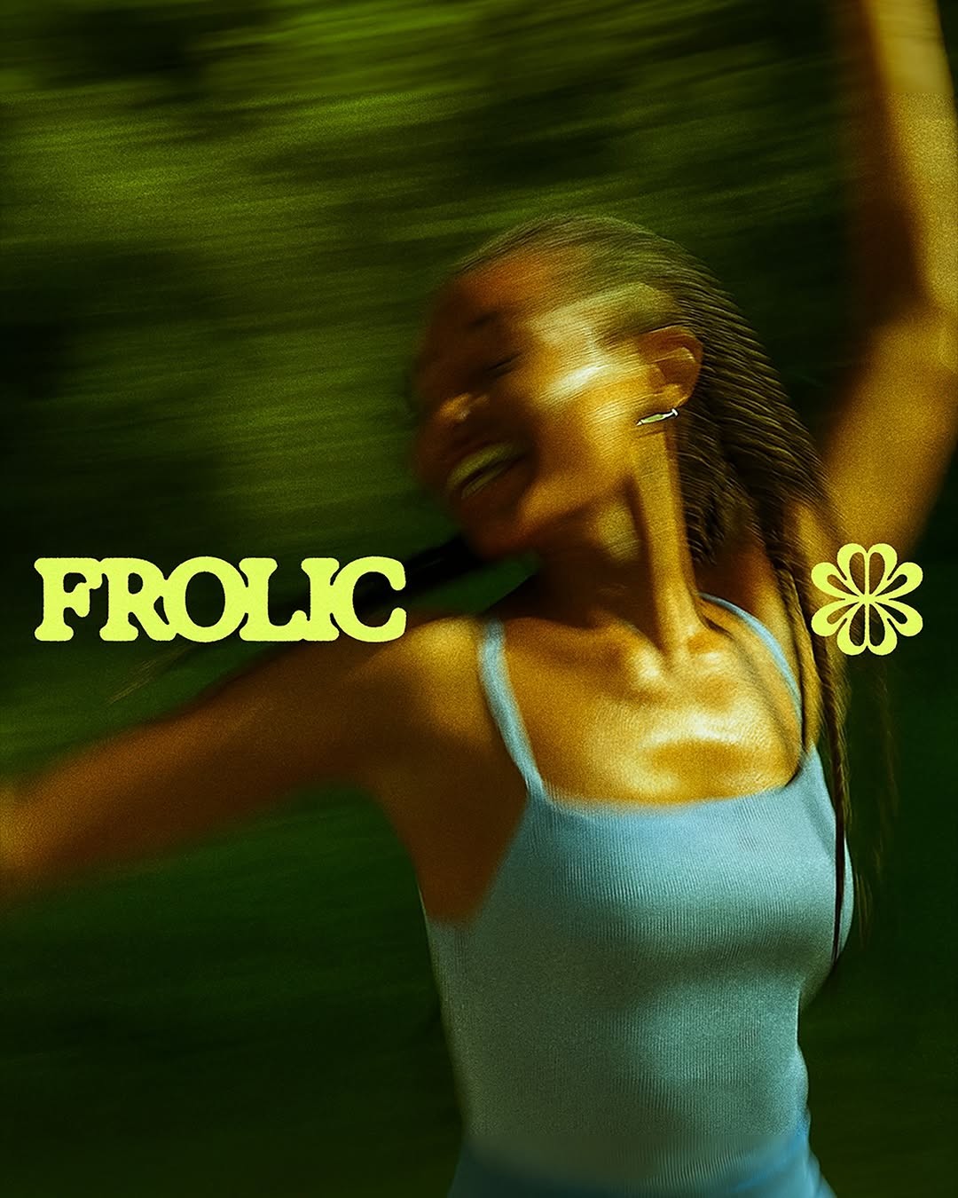 Branding for Frolic, a conceptual festival by designer Laura Clink and copywriter Charlotte Golzari.