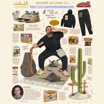 A cover of "graphic design inspo" cluster. The owner is akasuor. The cluster consists of 6 elements.