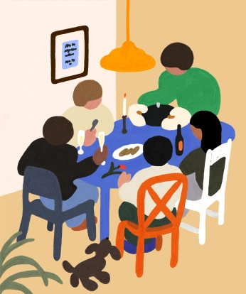 A cover of "Dinner Party" cluster. The owner is victoriakim. The cluster consists of 27 elements.