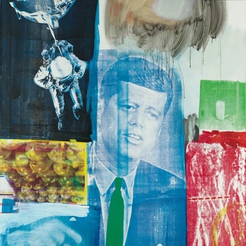 A cover of "Robert Rauschenberg" cluster. The owner is kerart. The cluster description is "1925/2008". The cluster consists of 20 elements.