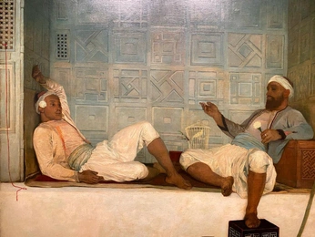 A cover of "Algerian,Arab, paintings" cluster. The owner is minrere. The cluster consists of 2 elements.