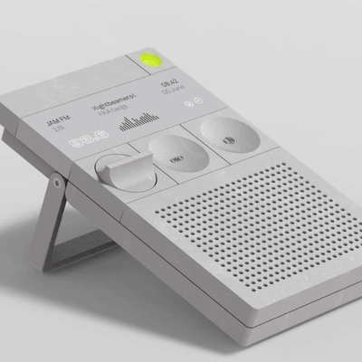 An Instagram  post added on Jan 24, 2024. The author is @minimal_lemonade. May present: radio industrial design, industrial design, design, product design, gadget.