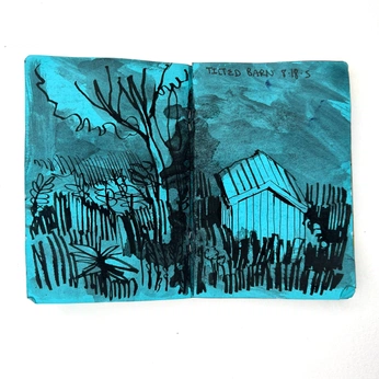 A cover of "Sketchbooks" cluster. The owner is sintaxera. The cluster consists of 13 elements.