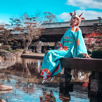 A cover of "Cosplay Photography" cluster. The owner is nine2fivecosplay. The cluster description is "Cosplay photography from nine2five_cosplay ". The cluster consists of 2 elements.