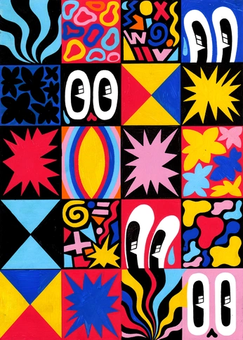 A cover of "Quirky & Loud Branding" cluster. The owner is ishin. The cluster consists of 6 elements.