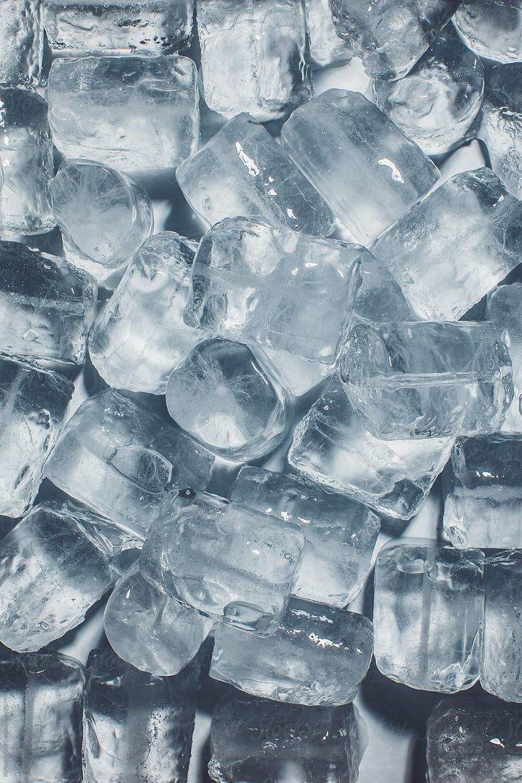 Ice Cube Background. Photo by BONNINSTUDIO.