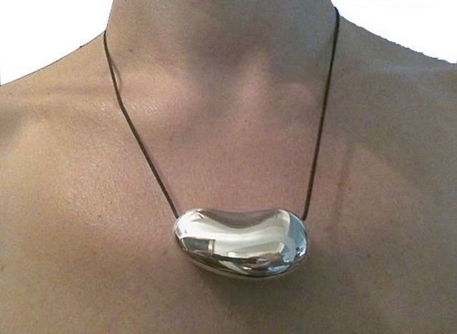 Elsa Peretti's Bean Pendant Cord Necklace for Tiffany & Co.