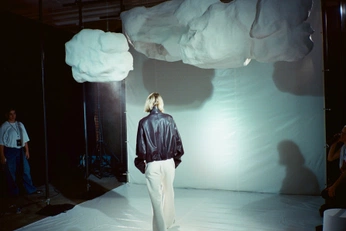 A cover of "Tibi Spring 2025 Runway" cluster. The owner is gabrielsmilovic. The cluster description is "Behind the Scenes". The cluster consists of 36 elements.