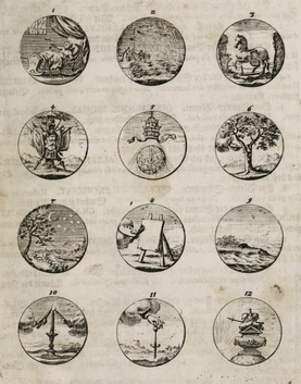 Illustration of ancient and modern emblems