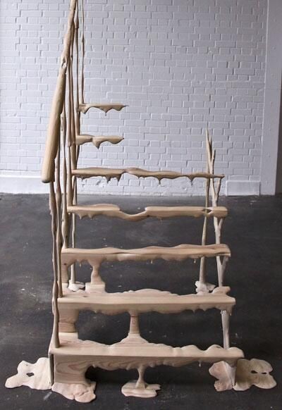 Plank (2011), a lime wood sculpture by Hollie Mackenzie.