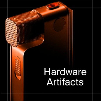 A cover of "Hardware Artifacts" cluster. The owner is zerosev. The cluster description is "Hardwares & 3D objects". The cluster consists of 30 elements.