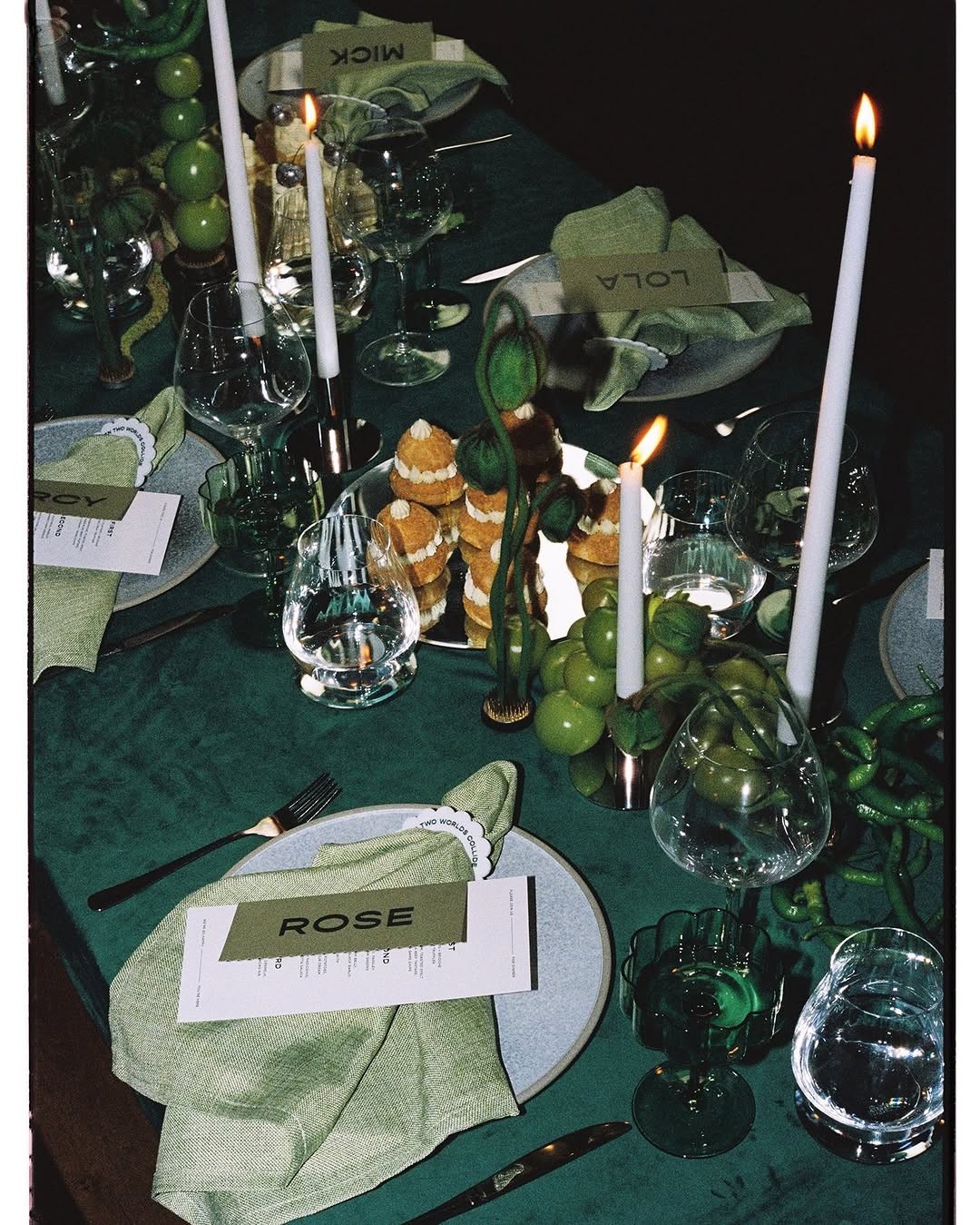 A tablescape from the editorial shoot Our Other Place.