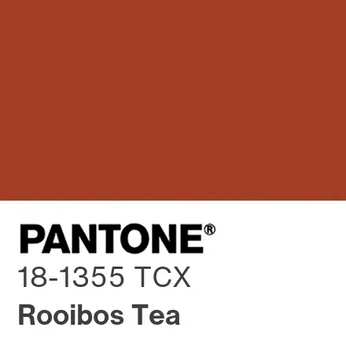 A cover of "Pantone, Rooibos Tea" cluster. The owner is sarahlindsay. The cluster description is "PANTONE 18-1355 Rooibos Tea / #A23C26 References for Inspiration". The cluster consists of 75 elements.