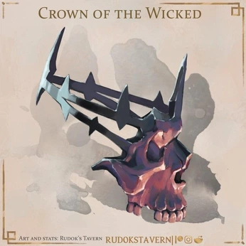 A cover of "Wicked Crown" cluster. The owner is stouiff. The cluster consists of 3 elements.