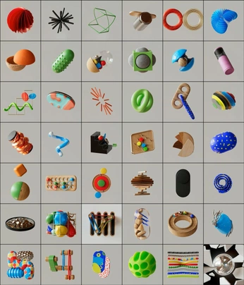 A cover of "abstra.ilustra" cluster. The owner is abstra.design. The cluster consists of 27 elements.